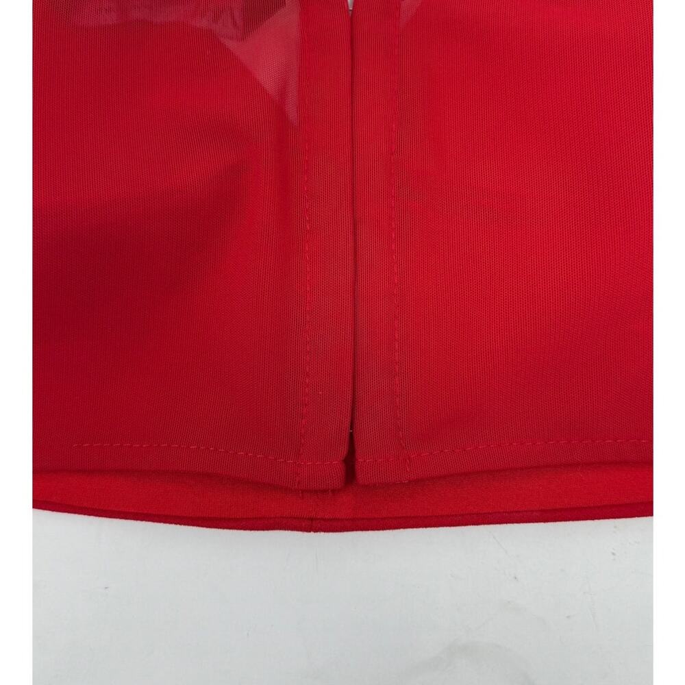 Zara Red Bustier Bralette Top Padded Crop Going Out Party Night Size M - Picture 9 of 9